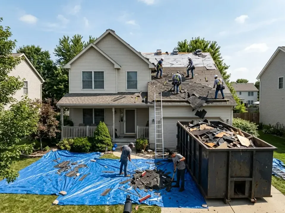 roof-replacement-debris-remova-004 — frequently asked questions, Cheapest Dumpster Rentals in El Dorado Hills, CA